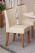 Conjunto cadeira julia 02 und freijo/linho neve